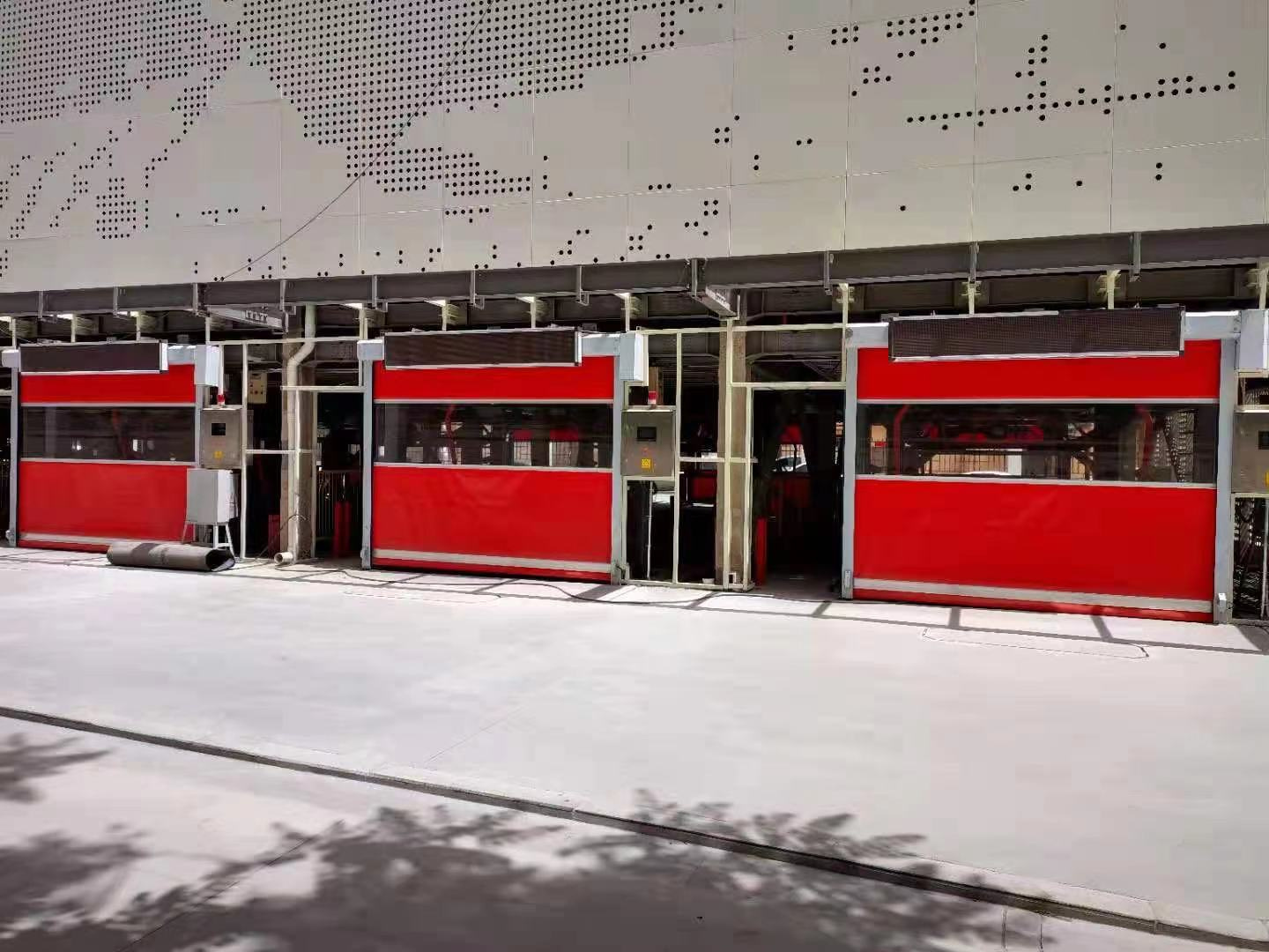快速卷簾門如何調限位高度？